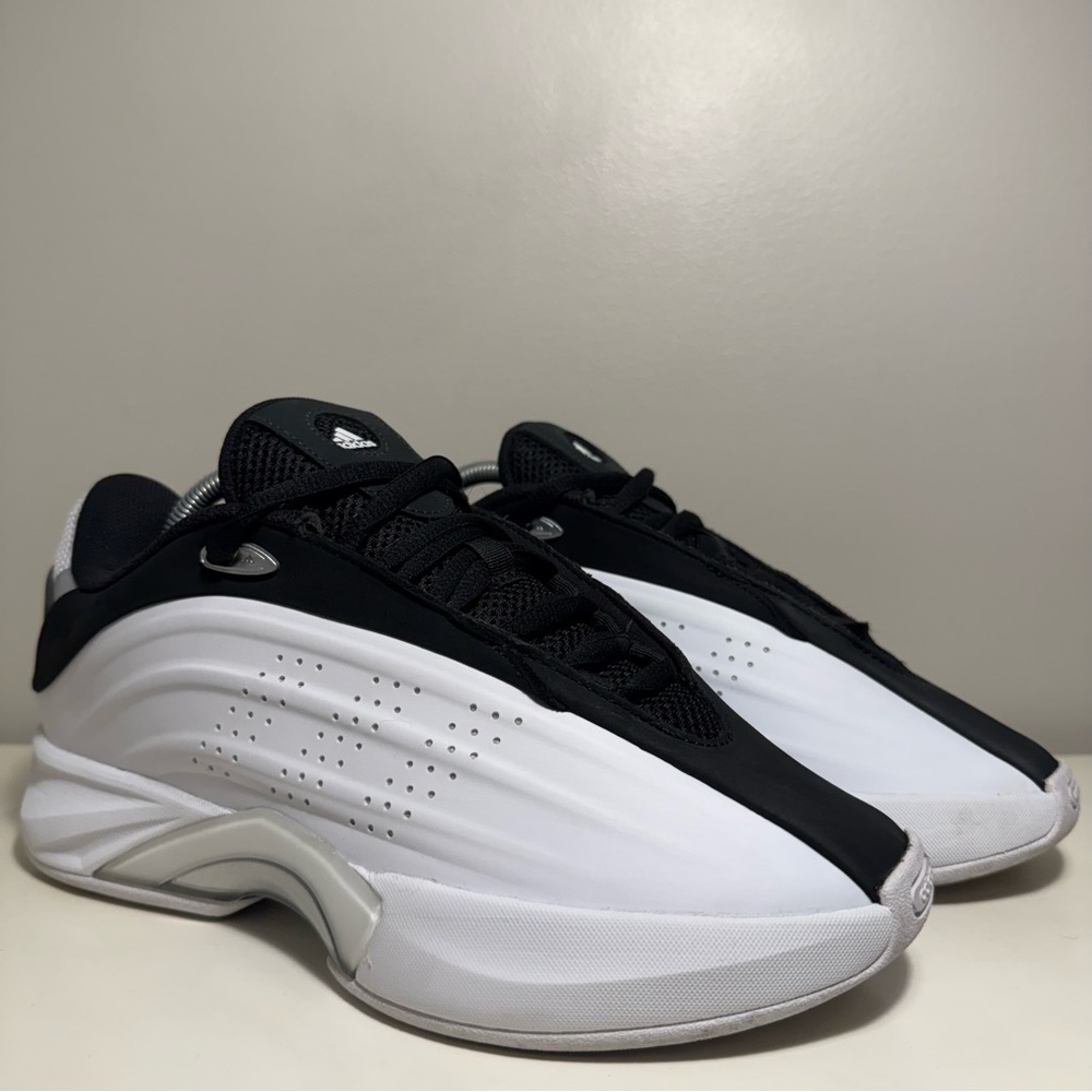 Adidas Crazy Infinity 130 White Black Sneaker Men’s 8 Athletic Lace Up Shoes